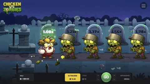 Demo Chicken vs Zombies în română pe nivelul Mediu